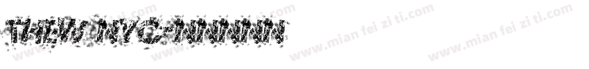 thew nyc字体转换